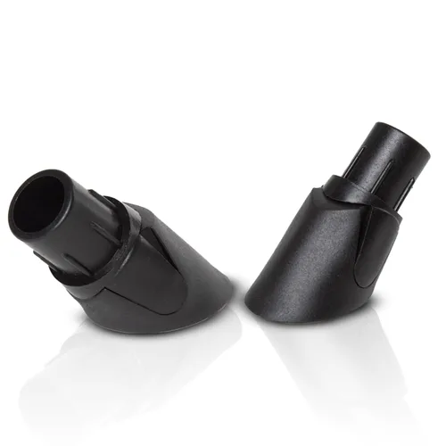 FENCE & DECK RITE Conectores de balaustre para balaustres metálicos de 3/4", hechos con polipropileno negro de 3/4" para escaleras y cubiertas