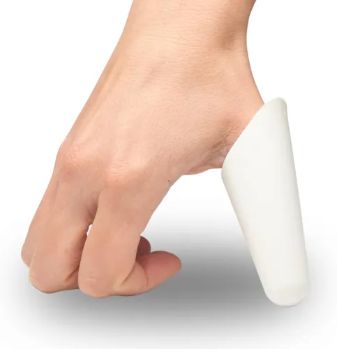 Vista 6 de Thumbsavers Classic - Herramienta manual para terapeuta de masaje manual, tamaño mediano, color blanco