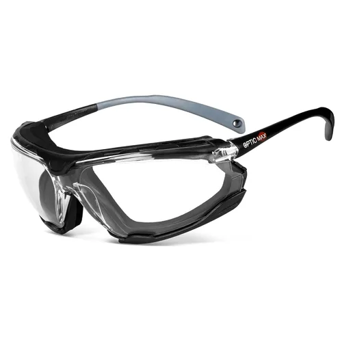 Vista 9 de Glove Station Optic Max - Gafas protectoras antivaho para hombre - Gafas de seguridad con 3 opciones de lente - Transparente, ámbar o gris
