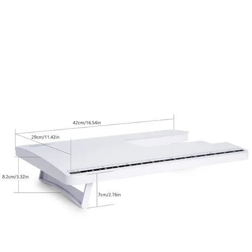 Vista 2 de AGM Sewing Machine Extension Table Compatible with 2685A Sewing Machine, White