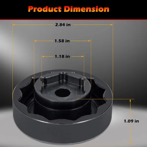 Vista 2 de Bonbo Herramienta de enchufe de tuerca para eje de rueda delantera y trasera para Ducati motocicleta, ATV, Super Bike 1098 1198 1199 Panigale