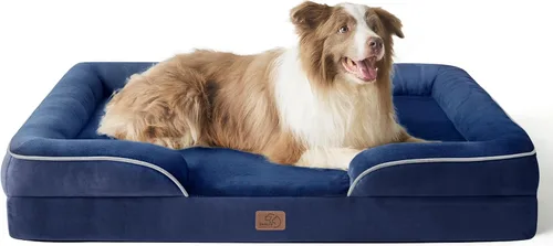 Vista 99 de Bedsure - Cama para gatos de interior, sofá cama lavable para perros muy pequeños, espuma de soporte con funda extraíble y lavable, forro Gris