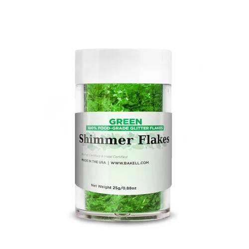 Vista 39 de BAKELL Copos de purpurina comestible Flakes de brillo comestible negro vegano Certificado KOSHER Certificado Halal 100% comestible