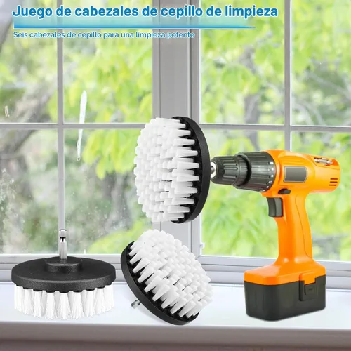 Vista 4 de Remerry Juego de accesorios para cepillos de taladro, 6 piezas, limpieza