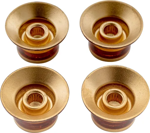 Vista 5 de Musiclily Pro Tamaño métrico de botón de reflector de guitarra con forma de sombrero, campana, 2 volúmenes, 2 tonos, juego de botones para guitarra