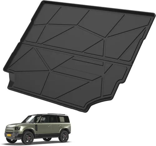 Vista 13 de Revestimiento de carga para Sienna 2019 – Negro TPO para todo tipo de clima, bandeja de carga trasera, impermeable, protector de alfombrilla