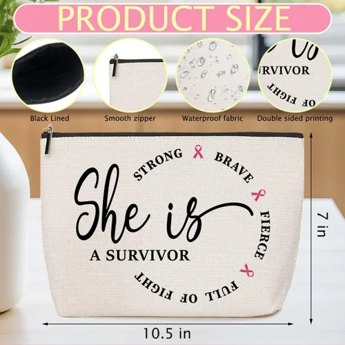 Vista 2 de ZHAMEN Accesorios Bolsa de maquillaje Cosas Bolsa de maquillaje Regalos para amantes Regalos de cumpleaños para bolsa de cosméticos, Multicolor 1287