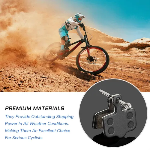 Vista 6 de 2 pares de pastillas de freno de disco para frenos de disco Avid Elixir 1, 3, 5, 7, 9, R, ER, CR, Mag, SRAM XO, XX, X7, X9, XXWC, DB1, DB3, DB5
