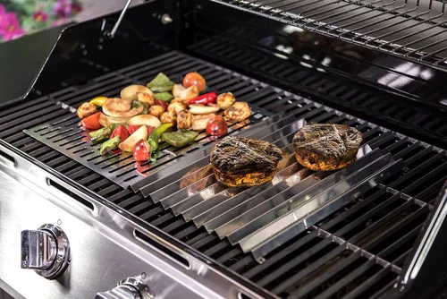 Vista 6 de Char-Broil Toppers reutilizables de acero inoxidable, paquete de 2