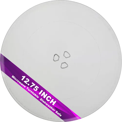 Vista 6 de Placa giratoria de vidrio pequeña de 9.6" para microondas - Compatible con Panasonic F06016D00XN & A06015G10XN, placa de reemplazo de 9-5/8