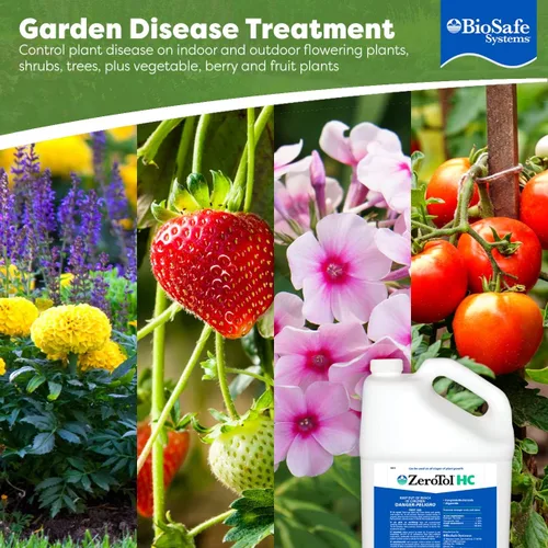 Vista 3 de BioSafe Systems ZeroTol HC, algicida de amplio espectro, bactericida y fungicida, ácido peroxiacético, mata el moho, individual 6200-1, 1 galón