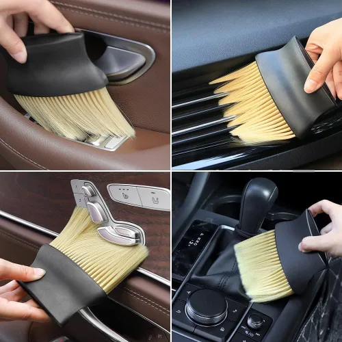 Vista 6 de Herramienta de limpieza de parabrisas Limpiador de vidrio de coche Cepillo de ventana interior Detalles de automóviles Cepillo limpiador
