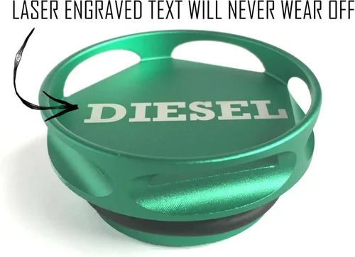 Vista 8 de Paquete combinado de tapa magnética de combustible diésel + tapa DEF accesorio para Dodge RAM TRUCK 1500 2500 3500 (2013-2018) con 6.7 CUMMINS