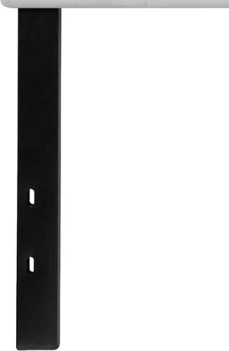 Vista 98 de BizChair Cabecero tapizado capitoné tamaño individual en tela blanca