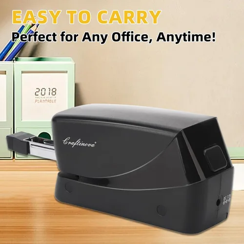 Vista 7 de Engrapadora eléctrica, engrapadora automática de 25 hojas, incluye 2000 grapas y 1 removedor de grapas, sin atascos, profesional y oficina en casa