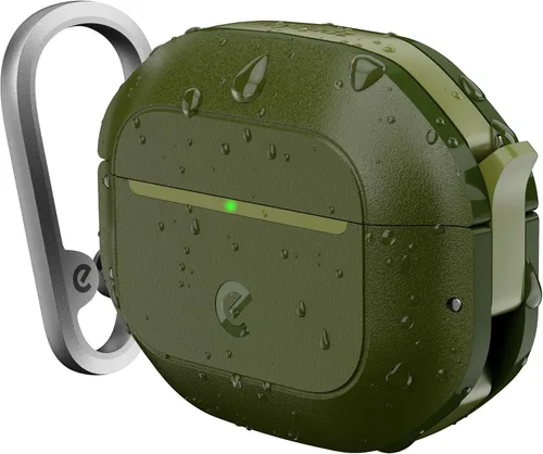 Vista 9 de Keybudz Funda para AirPods 4 con candado, funda totalmente impermeable para AirPods de 4ª generación, llavero, protección resistente y resistente