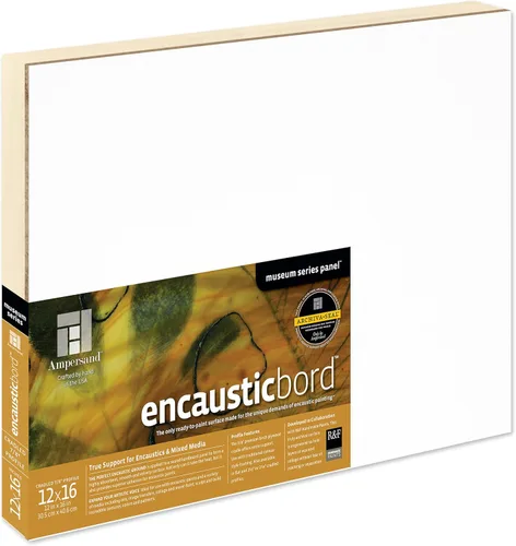 Vista 54 de Ampersand Art Supply Panel de pintura de madera: Serie Museo Encausticbord, cuna de 1,5 pulgadas, 6 "x 6