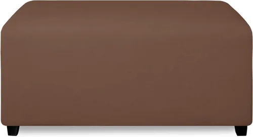 Vista 26 de PureFit Funda otomana rectangular de ajuste suave superelástica, para taburete de pies y muebles de almacenamiento plegables para sala de estar