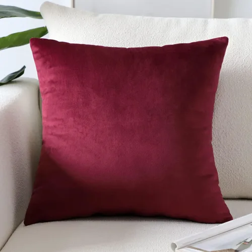 Vista 41 de Artscope Fundas de almohada de terciopelo de lujo, fundas de almohada rectangulares decorativas, fundas de cojín suaves y sólidas para sofá