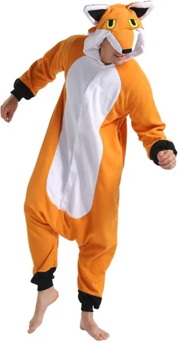 Vista 2 de dressfan Disfraz de zorro animal para disfraz de zorro, disfraz de zorro