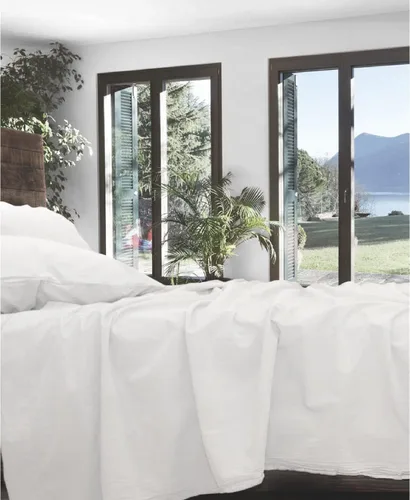 Vista 6 de Juego de sábanas divididas tamaño Queen para cama ajustable, tejido de satén suave, 600 hilos, 100% algodón egipcio, juego de 5 piezas con 2 sábanas