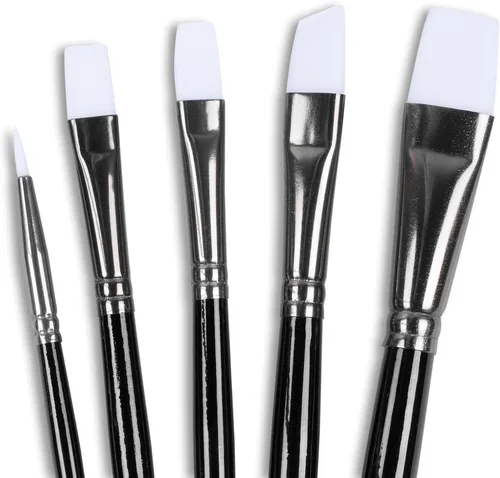 Vista 3 de Angelus Juego de pinceles de pintura de 5 piezas