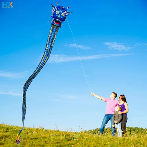 Vista 4 de HENGDA KITE Legendary Dragon Kite,for Kids and Adults,Easy to Fly,Excellent Fabric and Structure Design,Suitable for Square, Beach, Grass