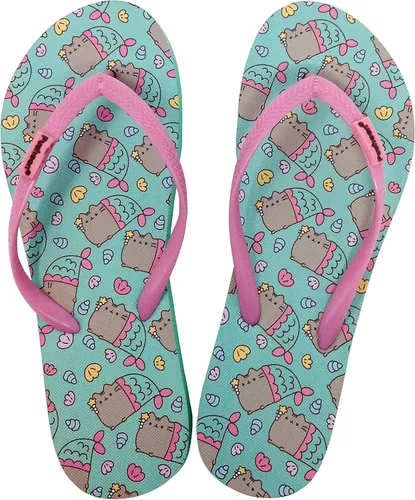 Vista 3 de Pusheen Cat Cute - Chanclas casuales de verano para mujer