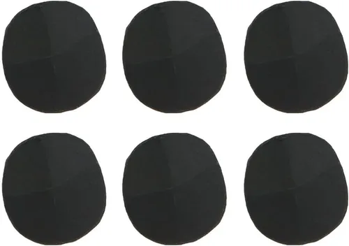 Vista 4 de Juego de 6 uñas redondas de hierro decorativas de pirámide, 1.25 x 1 pulgada, uñas de cabeza forjada, acabado de hierro negro natural