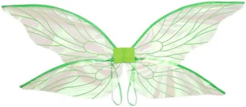 Vista 7 de Szytypyl Disfraz de Tinkerbell para niñas, Halloween, fiesta de cumpleaños, vestido de hadas con orejas y alas de Pixie