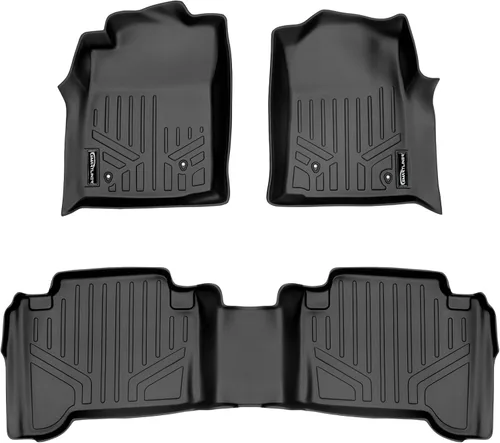 Vista 11 de MAXLINER - Juego de alfombrillas de suelo de ajuste personalizado de 2 filas compatibles con Toyota Tacoma 2012-2015