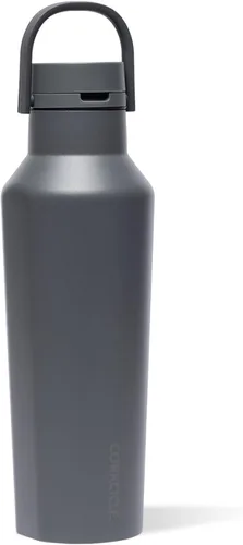 Vista 12 de Corkcicle Classic Sport Canteen - Botella de agua de acero inoxidable aislada - Compacta y apta para viajes - Duradera - Apta para lavavajillas