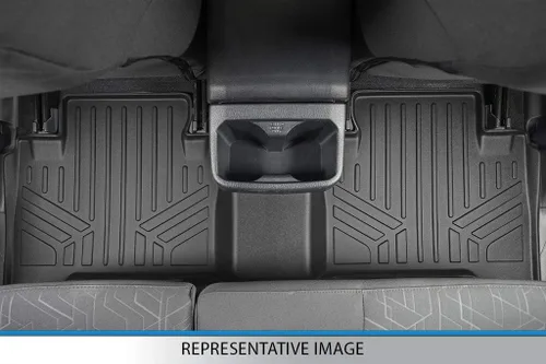 Vista 3 de SMARTLINER Juego de 2 filas de alfombrillas para todo tipo de clima, compatible con Hyundai Elantra 2021-2025