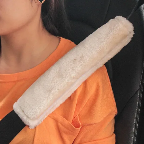 Vista 6 de MOONET Paquete de 2 fundas para cinturón de seguridad de automóvil para una conducción más cómoda, funda universal para cinturón de seguridad