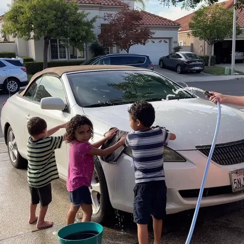 Vista 7 de Atlantic Manguera de jardín resistente de 100 pies x 5/8 pulgadas, manguera de agua de color azul (100 pies)