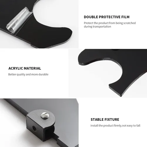 Vista 4 de Soporte para sables de luz - Soporte para sable de luz de plexiglás negro