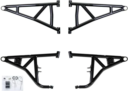 Vista 6 de SuperATV Brazos A delanteros de alta holgura para Polaris RZR XP 1000 / XP 4 1000 (2014+) - Rojo - Incluye los 4 brazos - No ajustable