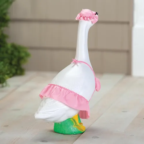 Vista 5 de Fox Valley Traders Gaggleville Bikini - Traje de ganso, se adapta a una estatua grande de 23 pulgadas de alto