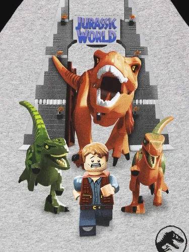 Vista 7 de LEGO Jurassic World - Camiseta de manga larga para niños