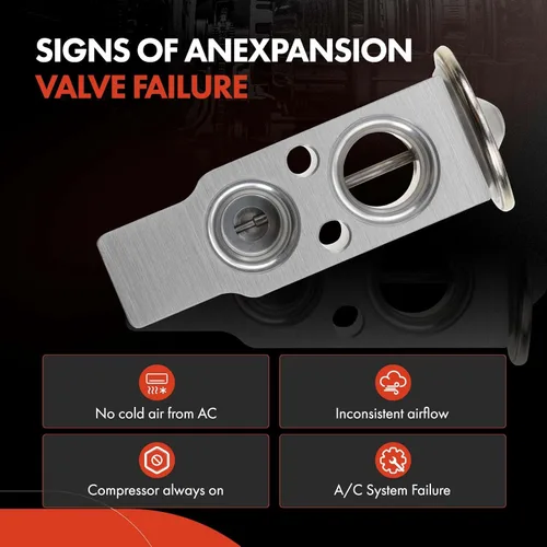 Vista 5 de A-Premium Válvula de expansión de CA delantera compatible con Nissan Frontier 2005-2019, Xterra/Armada 2005-2015, Pathfinder 2005-2012, Titan