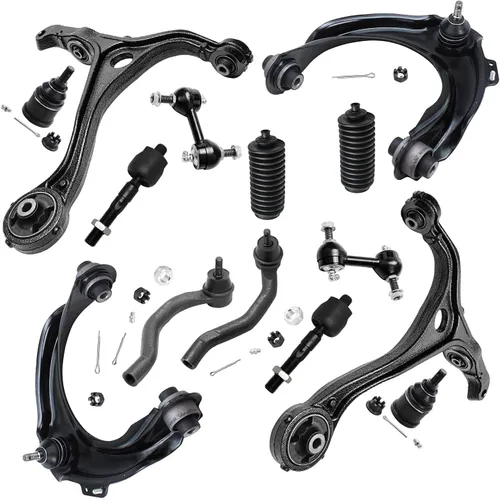 Vista 57 de Detroit Axle - Kit de suspensión frontal de 14 piezas para Honda Accord 08-12 2008 2009 2010 2011 2012, 4 brazos de control con rótulas + 4 barras