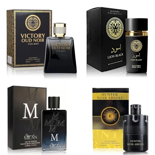 Vista 21 de A CENTER El set de regalo de colonia para hombre incluye océano azul, océano fresco, código increíble e invencible, 3.4 onzas líquidas cada uno