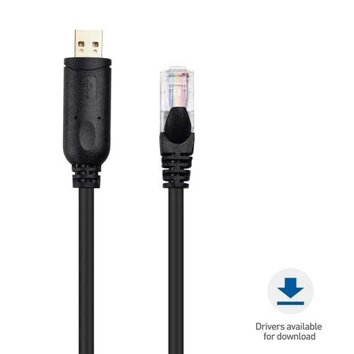 Vista 5 de Cable Matters Cable de consola USB a RJ45 (compatible con cable de consola Cisco, cable Rollover) con FTDI de 6 pies