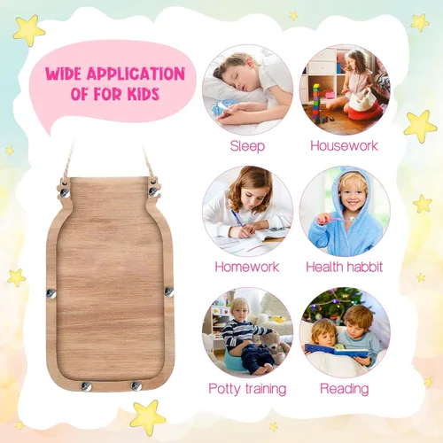 Vista 3 de Treela Tabla de recompensas de dulces para niños pequeños, tarro de masón, entrenamiento para niños pequeños, tabla de comportamiento positivo