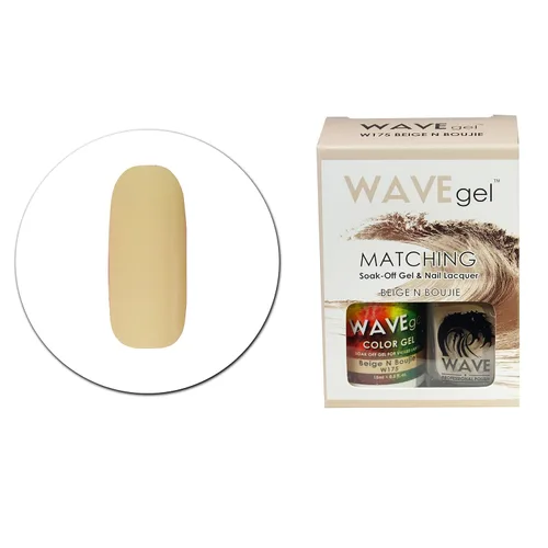 Vista 180 de WAVEGEL Soak-0ff - Juego de esmalte de uñas y gel a juego - Falu Coffee - W161-161 I 0.5 onzas