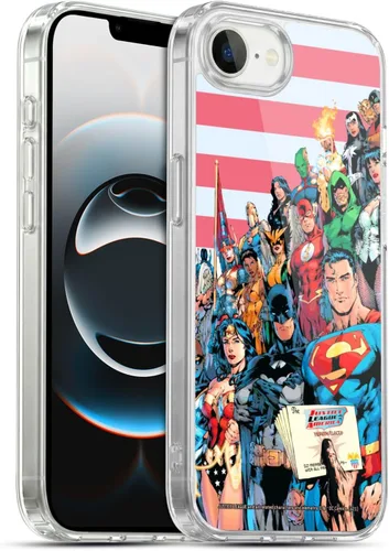 Vista 37 de Head Case Designs Funda de gel con licencia oficial de la Liga de la Justicia DC Comics #10 Darkseid War Comic Book Cover