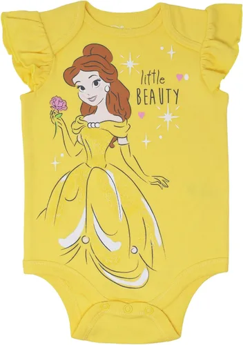 Vista 5 de Disney Princesa Ariel Cenicienta Aurora - Body y diadema para bebé recién nacido a bebé