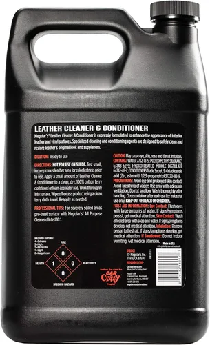 Vista 3 de Meguiar 's D18001 – Limpiador y acondicionador de piel – 1 galón.