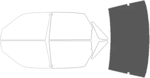 Vista 24 de AUTOTEK Película de tinte precortada para ventanas en la parte trasera de automóviles, protección solar de privacidad, vidrio antiroturas, 2 capas