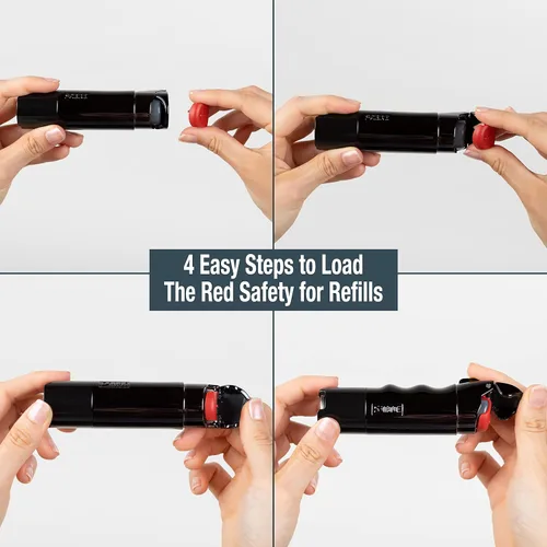 Vista 8 de SABRE SMART - Spray de pimienta con Bluetooth, solo spray de pimienta con seguimiento GPS en vivo y alertas de texto en emergencias, incluye spray